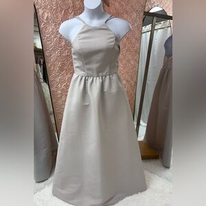 Amsale Platinum Gown